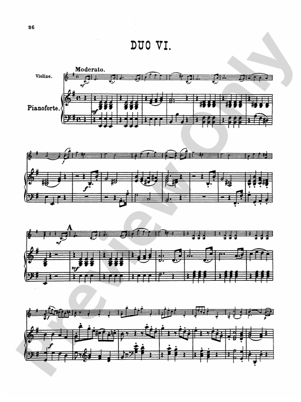 Pleyel Six Duets Op Duet No Piano Part Digital Sheet Music