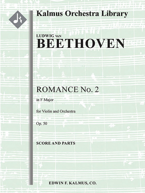 Romance For Violin And Orchestra No 2 In F Op 50 Full Orchestra