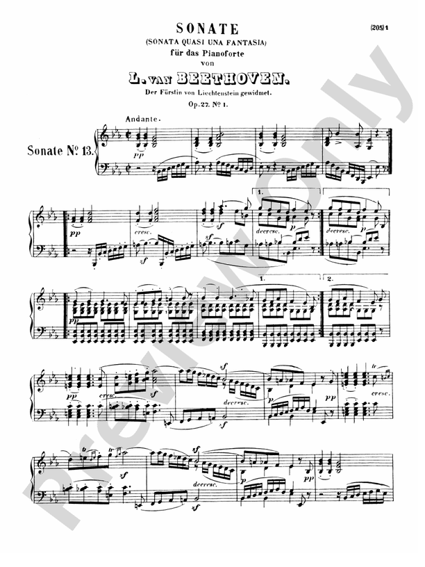 Beethoven Sonatas Urtext Volume I Nos Sonata No Opus