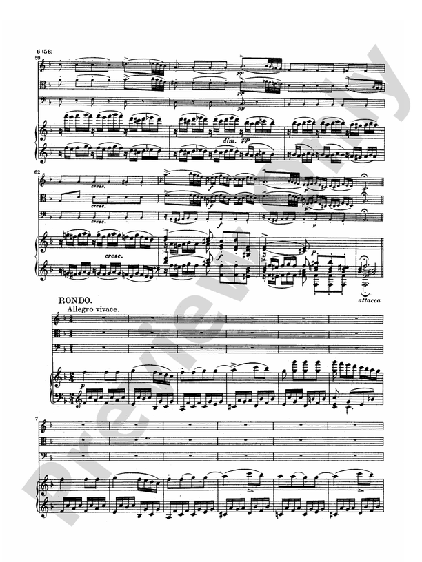 Schubert Adagio And Rondo Concertant In F Major Book Digital Sheet