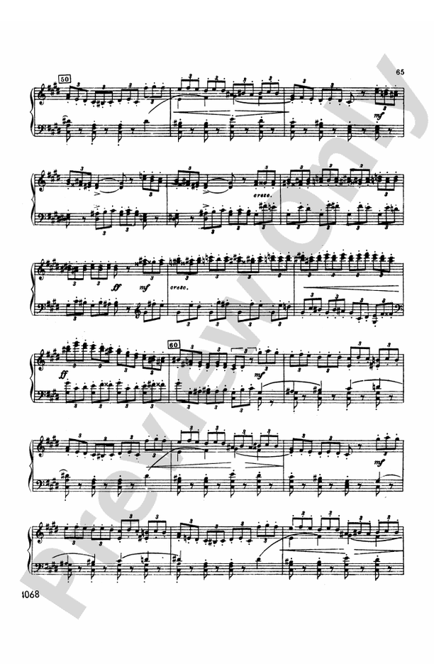 Tchaikovsky The Sleeping Beauty Op 66 5 Scene Part Digital Sheet