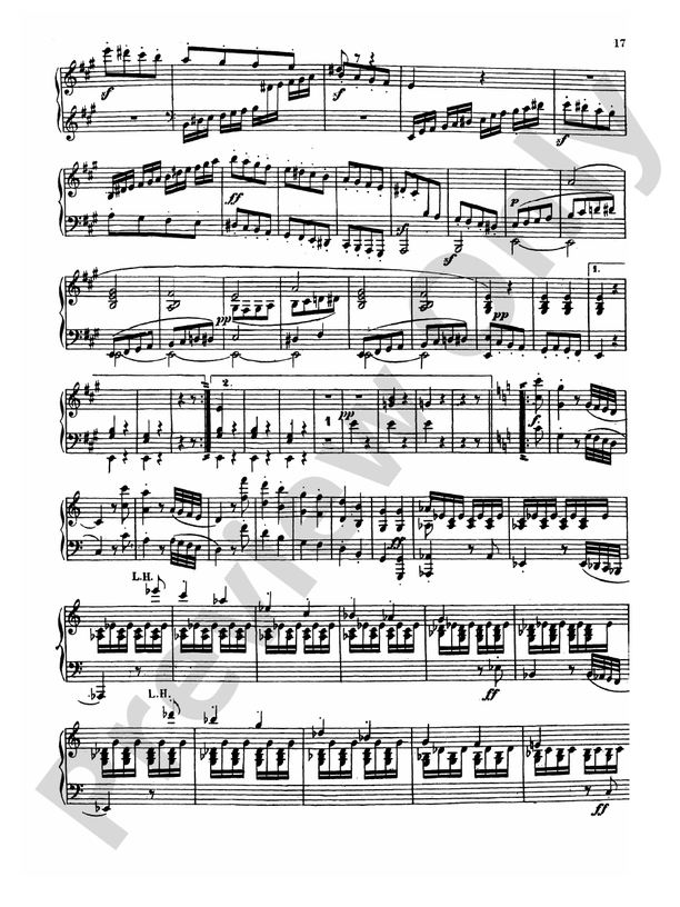 Beethoven Sonatas Urtext Volume IA Sonata No 2 Opus 2 No 2 A