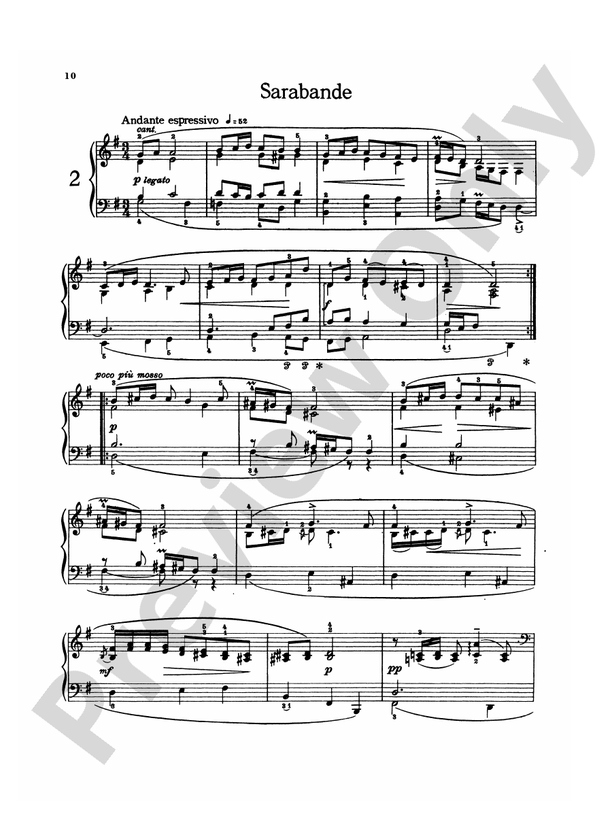 Grieg Holberg Suite Op 40 2 Sarabande Part Digital Sheet Music