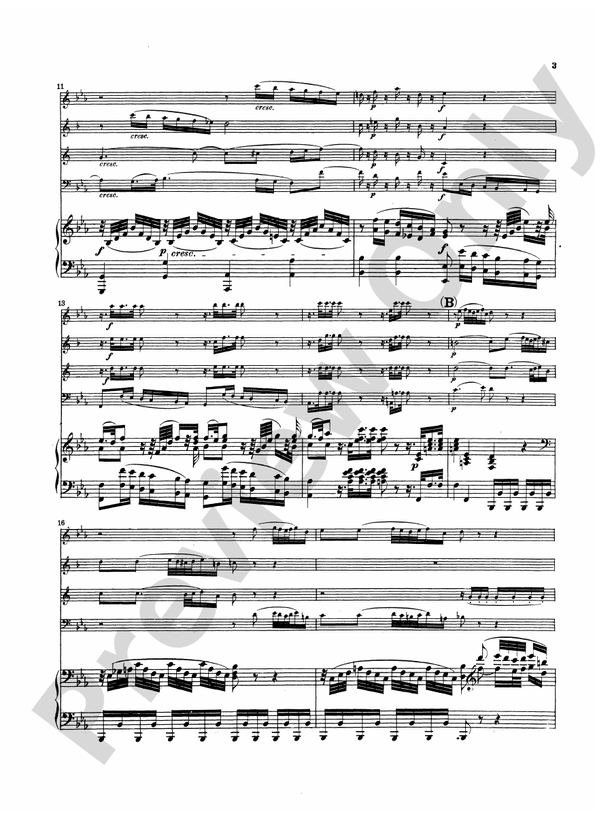 Mozart Quintet In E Flat Major K 454 For Piano Oboe Clarinet