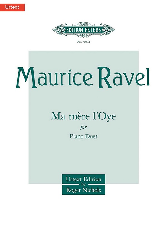 Ma M Re L Oye For Piano Duet Piano Duet Maurice Ravel Sheet Music