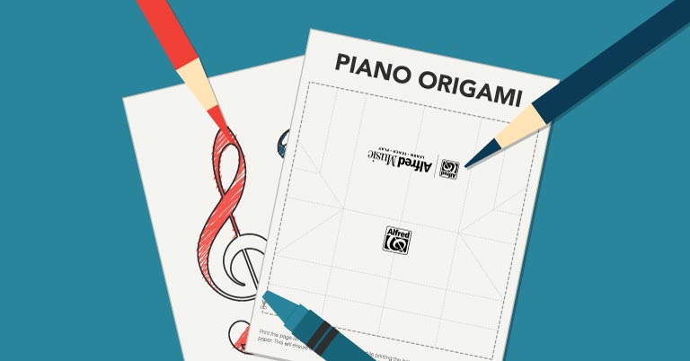Free Piano Origami Activity