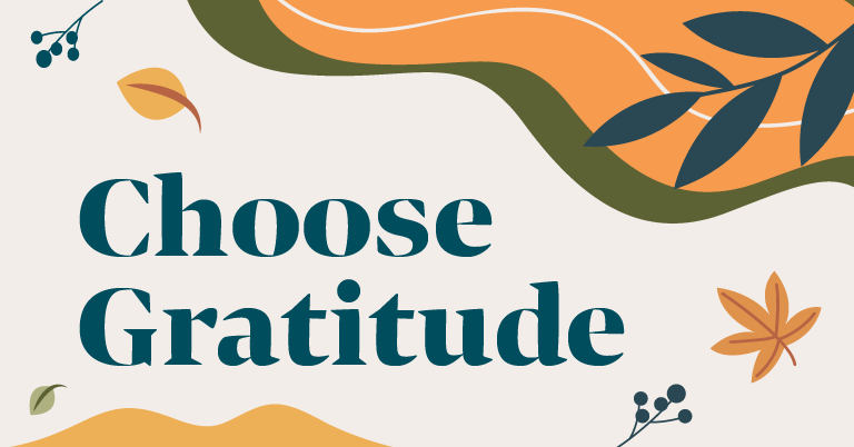 Choose Gratitude! Free Gratitude Journal Activity