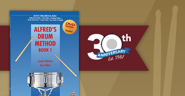 Alfred's Drum Method Celebrates 30 Years of Instruction