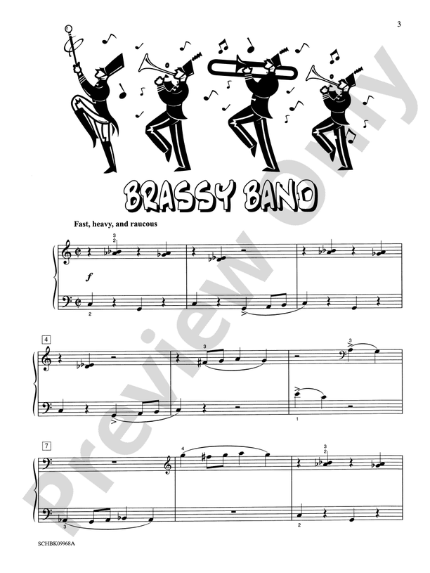 Brassy Band - Piano Solo
