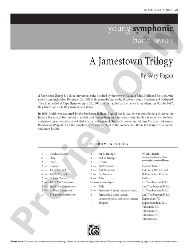A Jamestown Trilogy