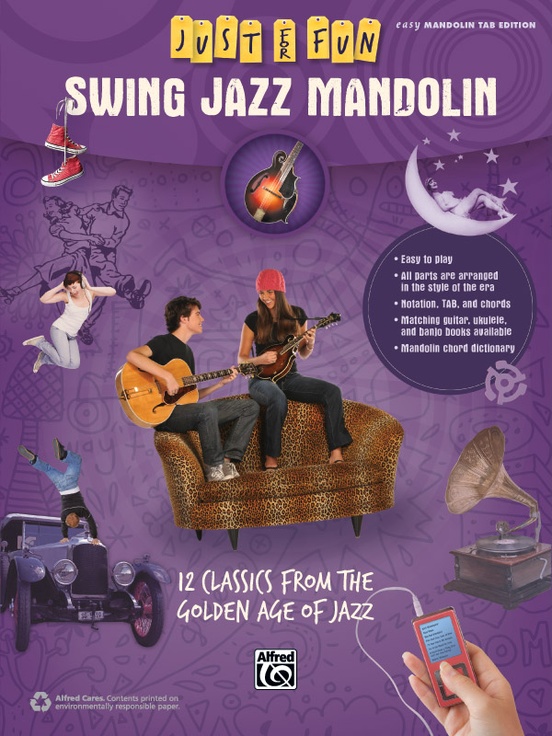 Just For Fun Swing Jazz Mandolin Easy Mandolin Tab Book