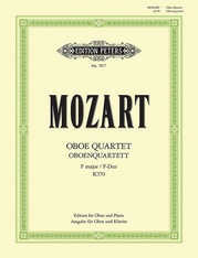Oboe Quartet in F K370 (368b) (Edition for Oboe and Piano)