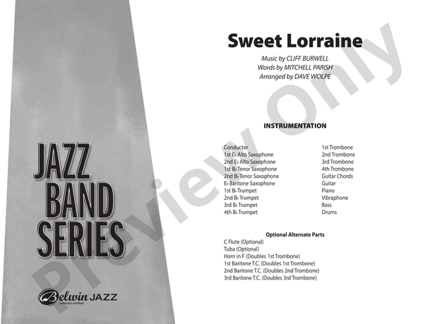 Sweet Lorraine: Score