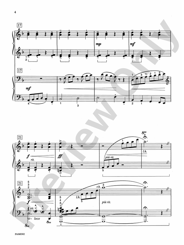 Miniature Concerto - Piano Duo (2 Pianos, 4 Hands): Piano: B. J.