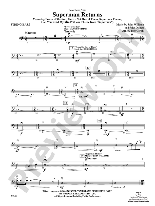Superman Returns: String Bass