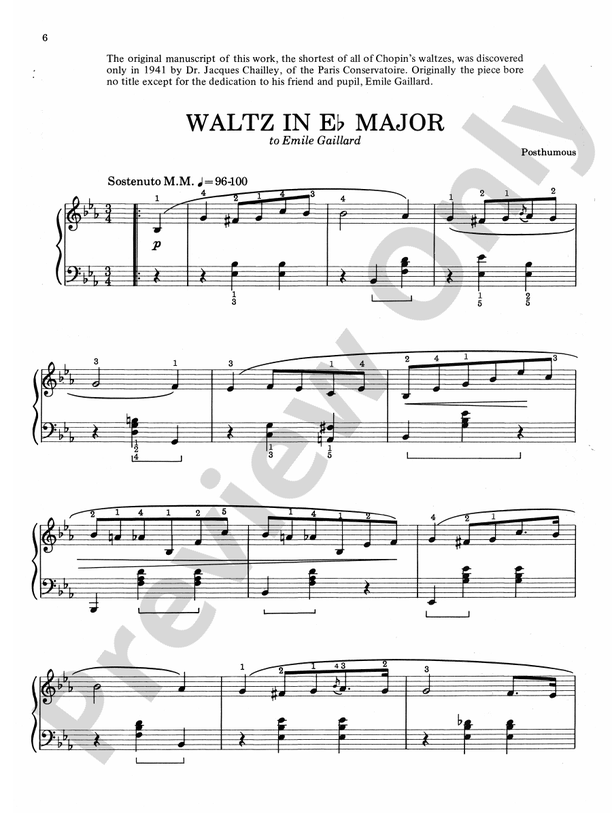 Chopin: 14 of His Easiest Piano Selections: A Practical