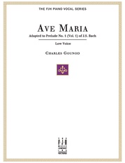 Ave Maria, For Low Voice and Piano