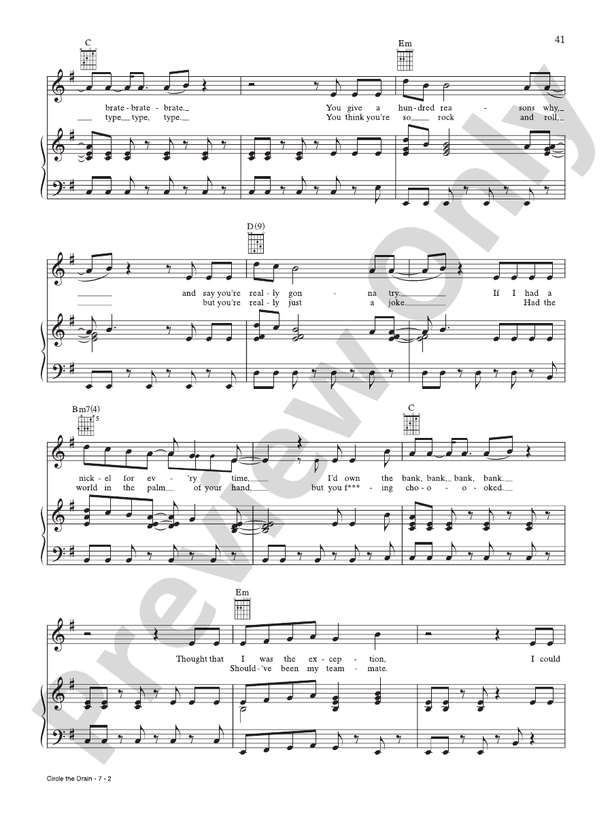 UR So Gay: Piano/Vocal/Chords: Katy Perry - Digital Sheet Music Download