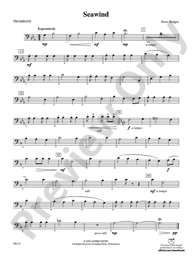 Seawind: 1st Trombone
