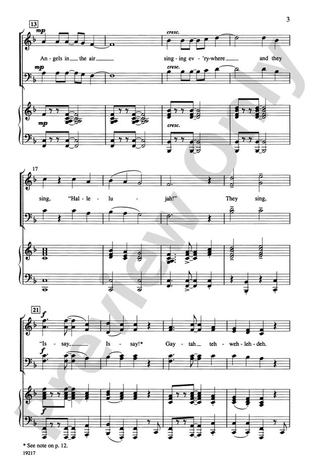 Issay, Issay! (Hear Ye, Hear Ye!): SATB Choral Octavo - Digital Sheet ...