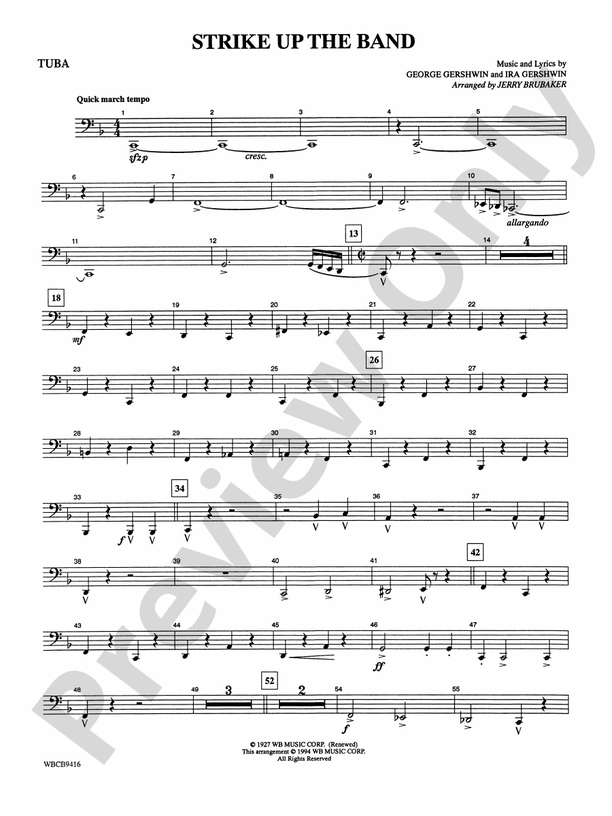 Strike Up the Band: Tuba