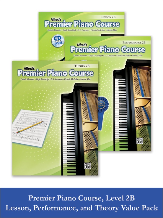 Premier Piano Course, Lesson, Theory & Performance 2B 2012 (Value Pack)