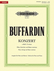 Concerto for Flute, Strings and Basso continuo E minor (Edition for Flute and Piano)