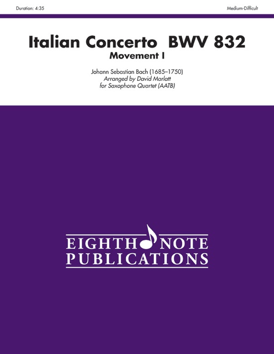 Italian Concerto, BWV 832 (Movement I)