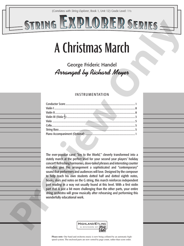 A Christmas March