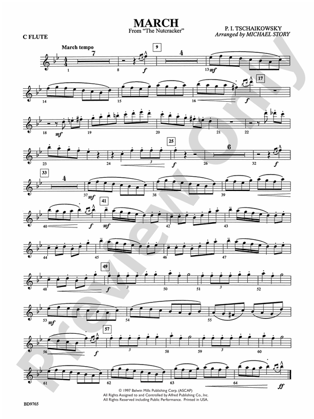 March from The Nutcracker: Flute