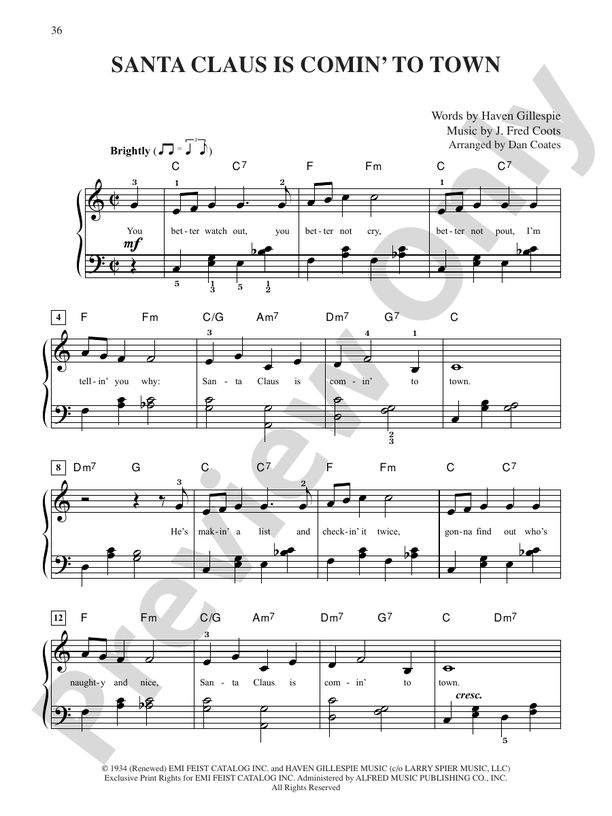 Santa Claus is Comin' to Town (from "The Polar Express")