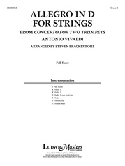 Allegro in D for Strings
