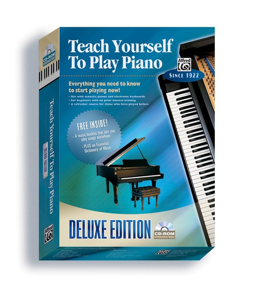 Alfred S Teach Yourself To Play Piano Keyboard Piano Cd Rom