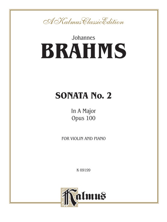 Sonata in A Major, Opus 100