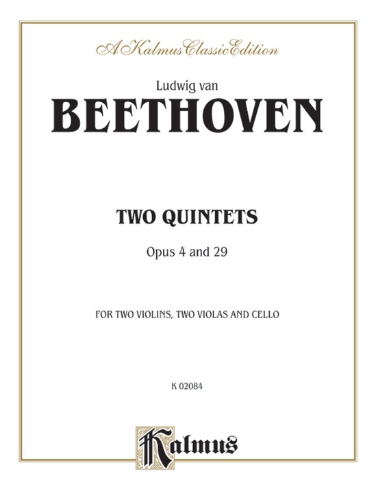 Two Quintets, Opus 4 and Opus 29