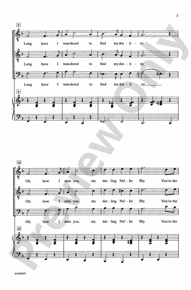 I'll Sail Right Home to You TTB Choral Octavo L. O. Strid