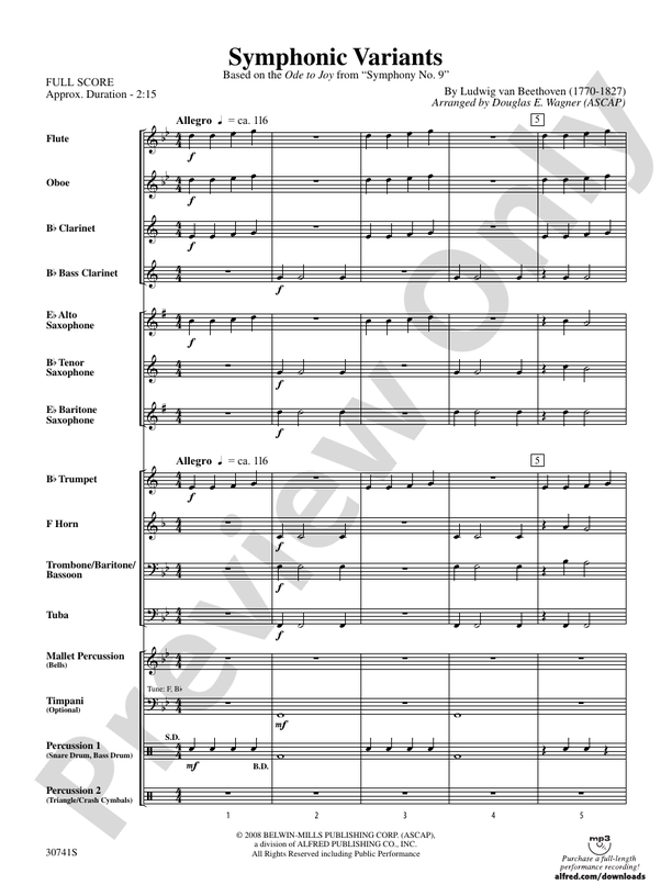 Symphonic Variants (Based on "Ode to Joy" from Symphony No. 9)