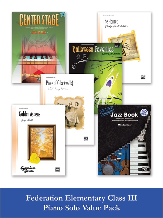 Federation Elementary Class III Piano Solo (Value Pack)