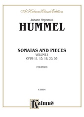Hummel: Sonatas and Pieces (Volume I)