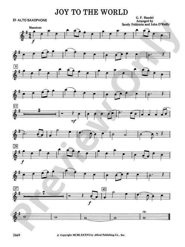 Jazz to the World - E-flat Alto Saxophone 2" Sheet Music for