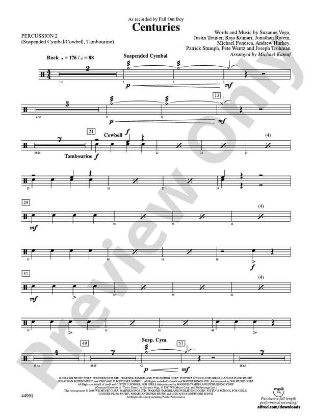 Centuries: 2nd Percussion