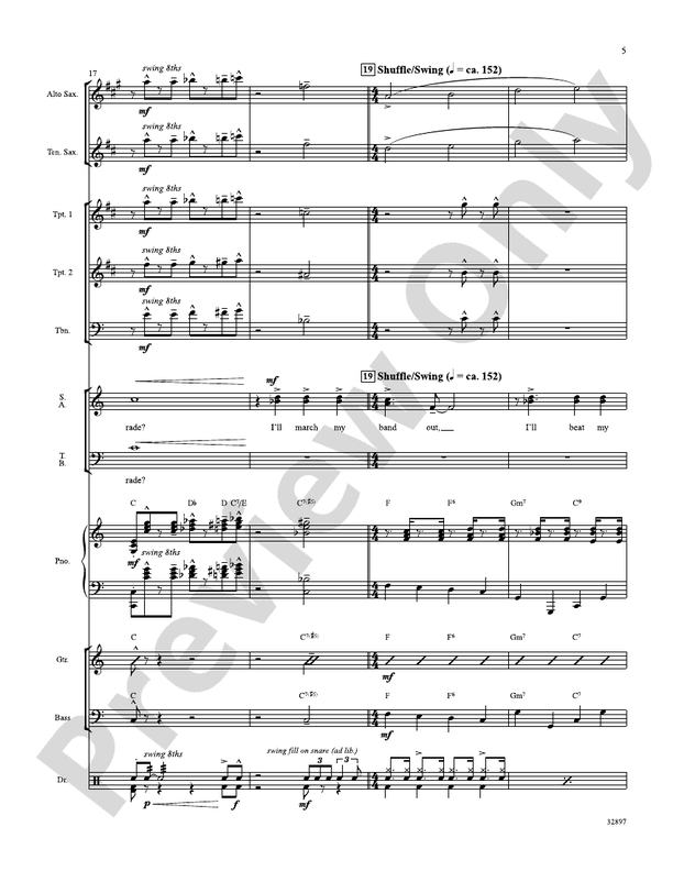 Don't Rain on My Parade (from the musical Funny Girl): Score