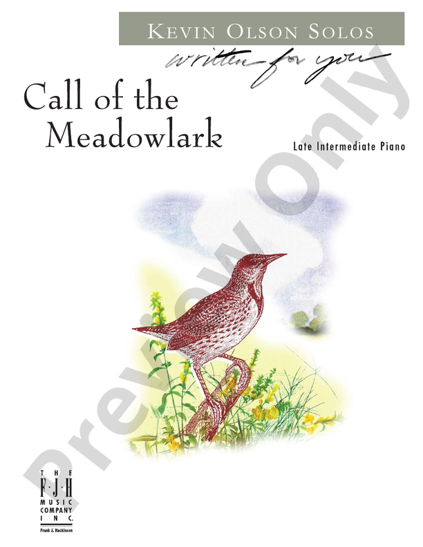 Call of the Meadowlark Piano Kevin Olson Digital Sheet Music Download