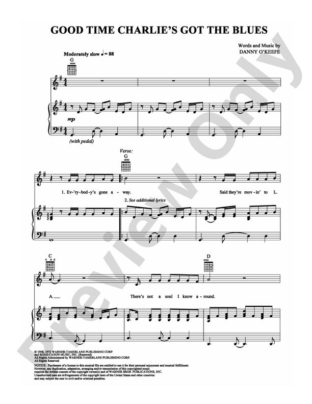 Good Time Charlie's Got The Blues Karaoke Good Time Charlie's Got the Blues: Piano/Vocal/Chords: Dwight Yoakam