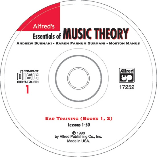 Alfred's Essentials of Music Theory: Ear Training CD 1 (for Books 1 & 2)