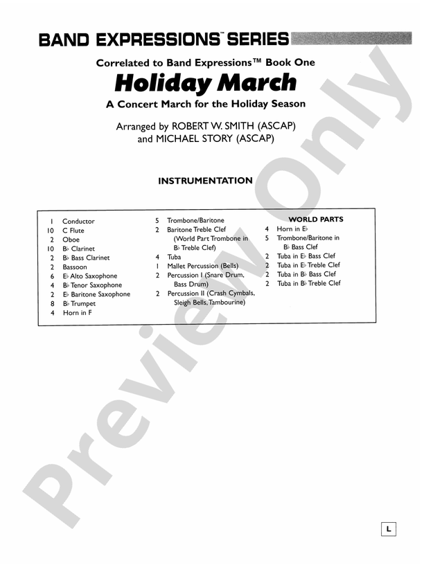 Holiday March (A Concert March for the Holiday Season)