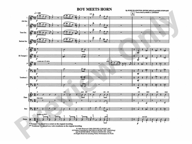 Boy Meets Horn: Score