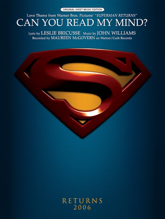 Can You Read My Mind Love Theme From Superman Piano Vocal Chords 