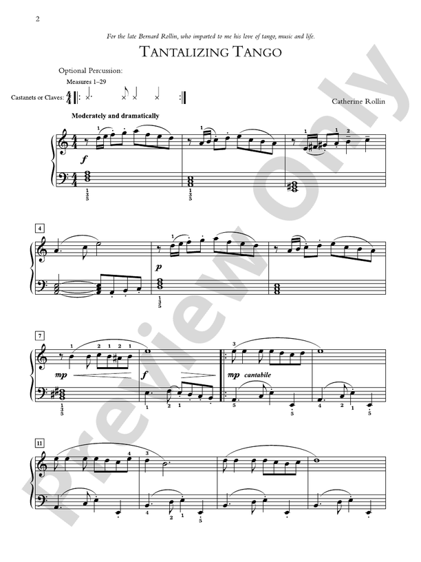 Tantalizing Tango - Piano Solo