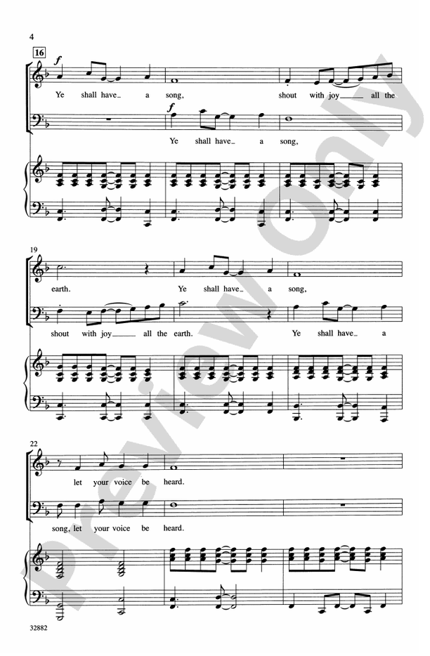 Ye Shall Have a Song